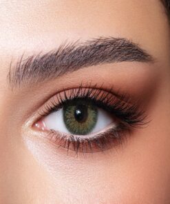 lentilles colorées Contour Green Bella regard vert naturel profond anneau limbique éblouissant