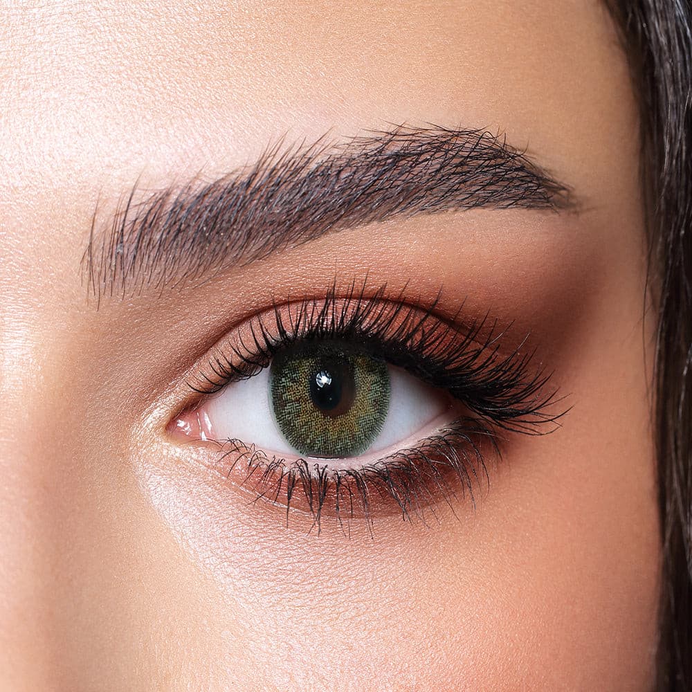 lentilles colorées Contour Green Bella regard vert naturel profond anneau limbique éblouissant