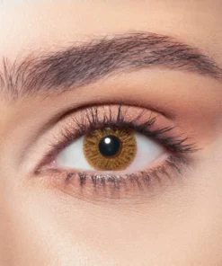 lentilles colorées Highlight Cool Hazel Bella regard noisette lumineux naturel subtil élégant