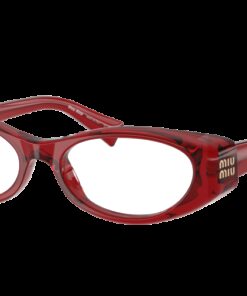 Miu Miu MU 03ZV 25M101 55-18 Transparent Red