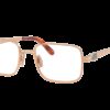 Miu Miu MU 51ZV ZVF1O1 52-19 Pink Gold